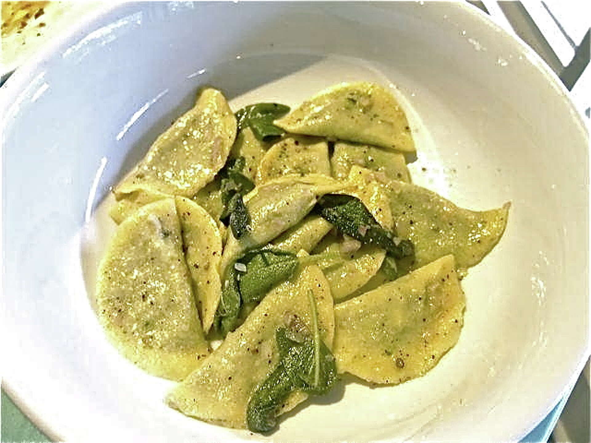 giacomo's cibo e vino signature dishes Tortelli di BietolaPollo alla MattoneAssortment of Cicchetti (Small plates)